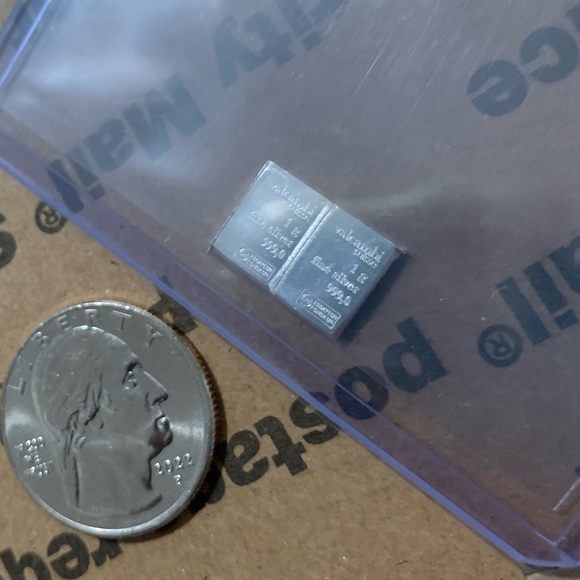 2 Grams Valcambi Suisse Fine Silver FS Bars - Picture 2 of 6